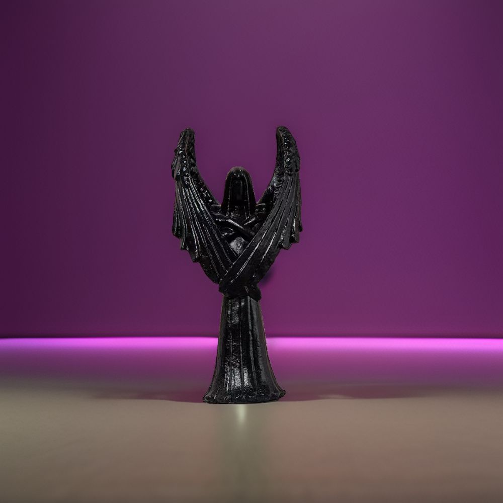 Абстрактное искусство Скульптура Темного Ангела Ручная работа Орнамент Креативная Статуэтка Ангелов на Хэллоуин Настольная