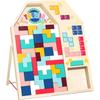 3D Тетрис Пазл Блоки: Развивающая игрушка для тренировки мозга для детей