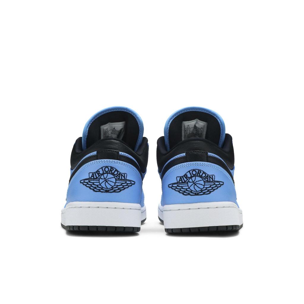 Air Jordan 1 Low 'University Blue Black' (Unisex) University Blue / Black / White Vintage Basketball Shoes 553558 403