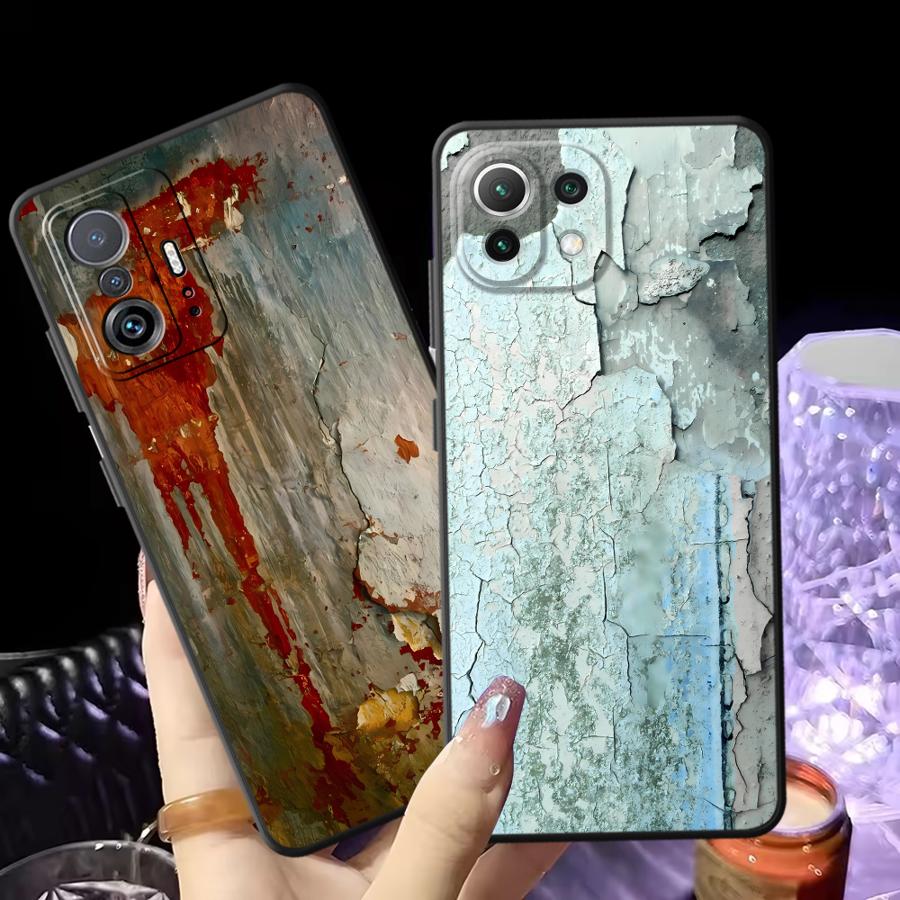 Ретро Чехол с ржавыми пятнами для Xiaomi Mi CC9Pro 9T 13 10T 11T 14 Pro 10 11 13 Lite 9