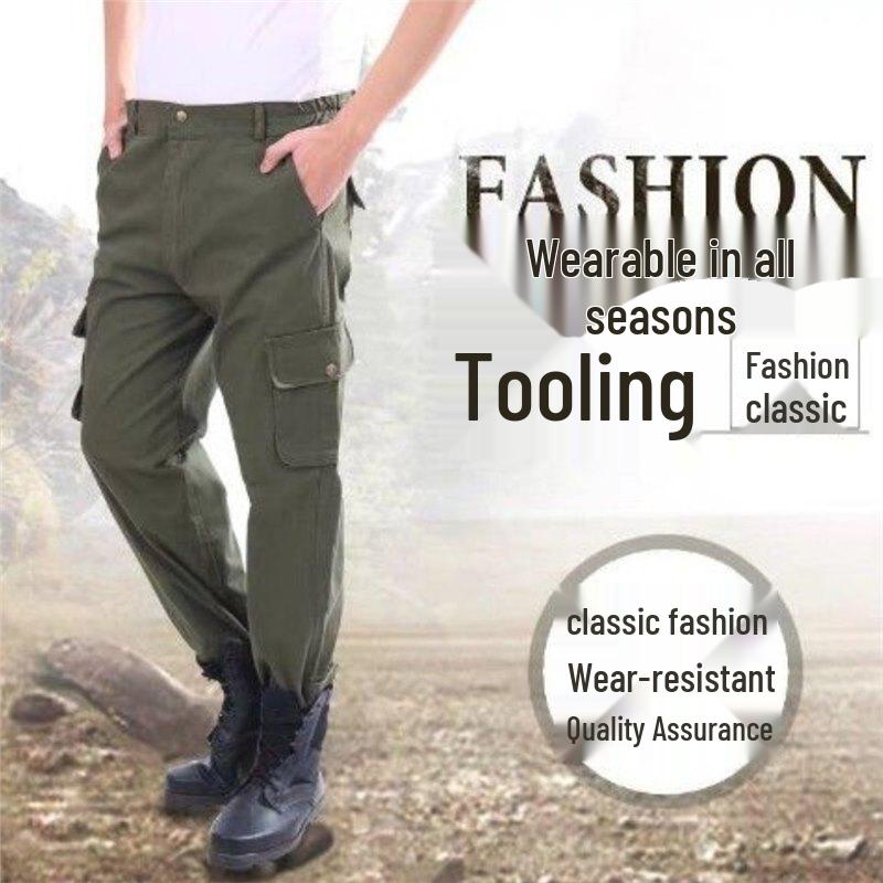 Мужская рабочая куртка с длинным рукавом: Утолщенный, Защита от ожогов, Износостойкий для сварки и авторемонта