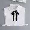 New Fake Victorian Stand Up Collar White Black Lace Collars Detachable For Women Blouse Lapel Shirt False Collar Woman