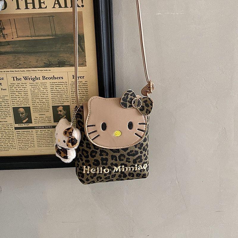 Сумка-мессенджер Hello Kitty женская сумка новый нишевый дизайн милая студенческая сумка для вечеринки сумка для мобильного телефона мини-сумка