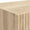 Wall Mounted TV Cabinet in Sonoma Oak Finish 59.5 x 31 x 80 cm Particleboard