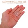 10 Pcs Acrylic Fixed Buckle Box Shelf Bracket Jewelry Case Corner Brace Display Stand Decorative Shelf Braces Fastener Hardware