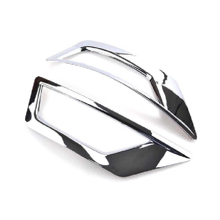 Rear Fog Light Lamp Frame Cover Trim For 2013- Ford Escape Kuga Chrome 2pcs