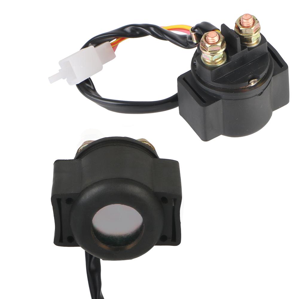 20W 1Pcs Solenoid CG125,GY6-125 Motorcycle Starter Relay 12V For Scooter ATV Karts 2 Pin 2 Wires For GY6 50cc 125cc 150cc