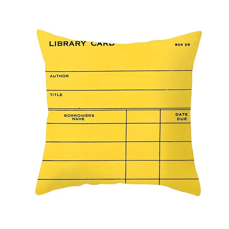 Lemon Pineapple Cushion Cover 45x45cm Summer Yellow Pillow Case Sofa Decoration Pillow Cover Geometric Striped Throw Pillowcase