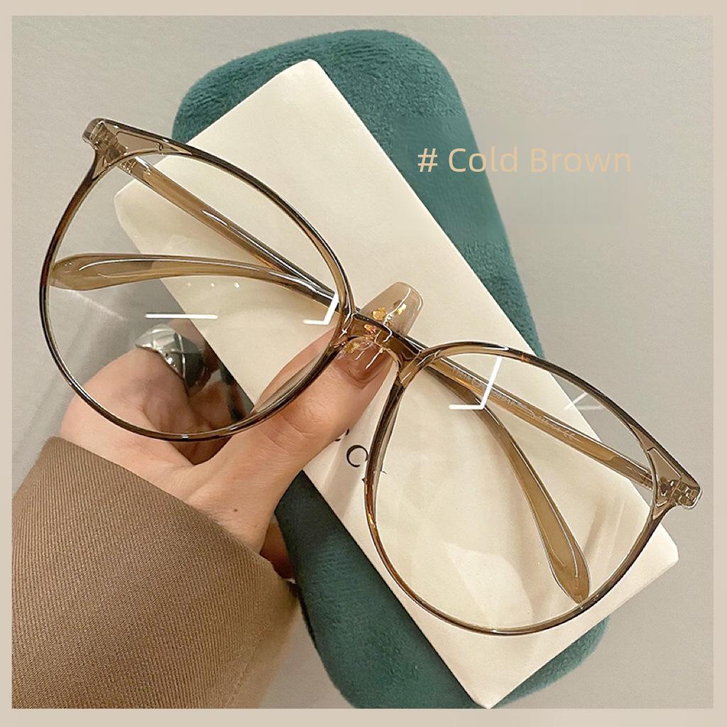 Женские ультралегкие оправы для очков TR Latte Coffee, большие и маленькие лица, совместимые с Degree, корейский стиль