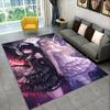 Gothic Dark Cartoon Cute Girls Anime Characters Large Area Rug Non-slip Carpet for Bedroom Living Room Sofa Doormat Home Decor