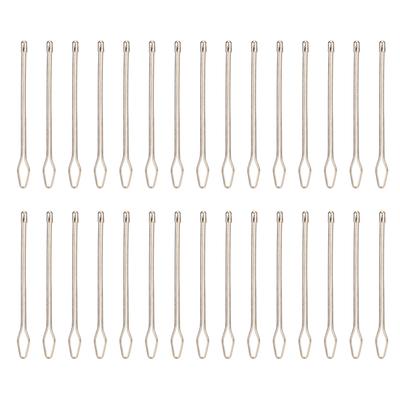 30 шт., нитевдеватель для шнурка, легкое натяжение, защита от ржавчины, эластичный нитевдеватель, инструмент для резинки