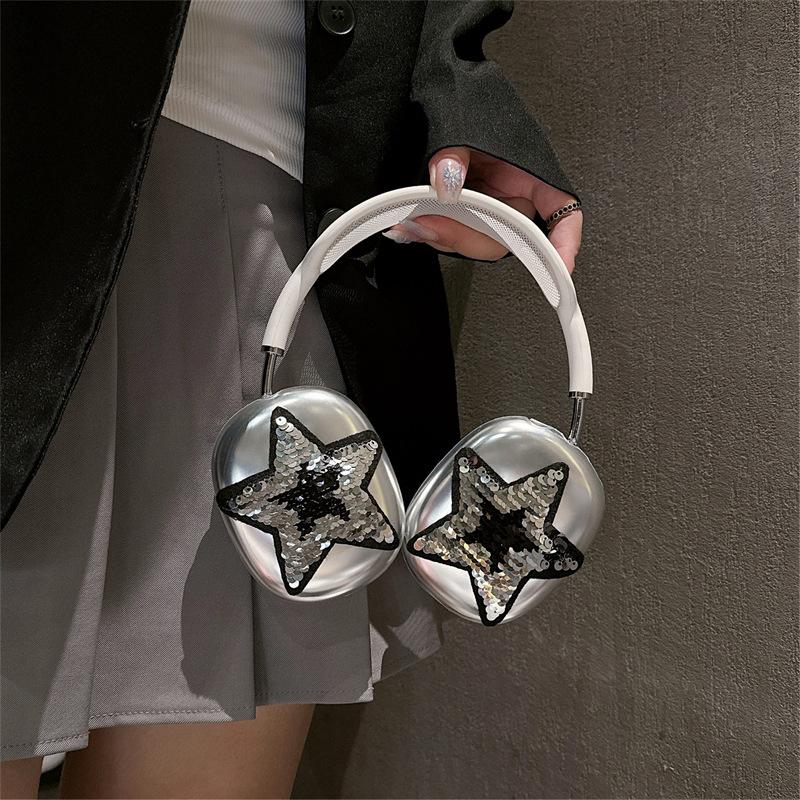 Улыбающаяся пентаграмма для защитного чехла Apple AirPods Max, защитный чехол для наушников AirPods, женский