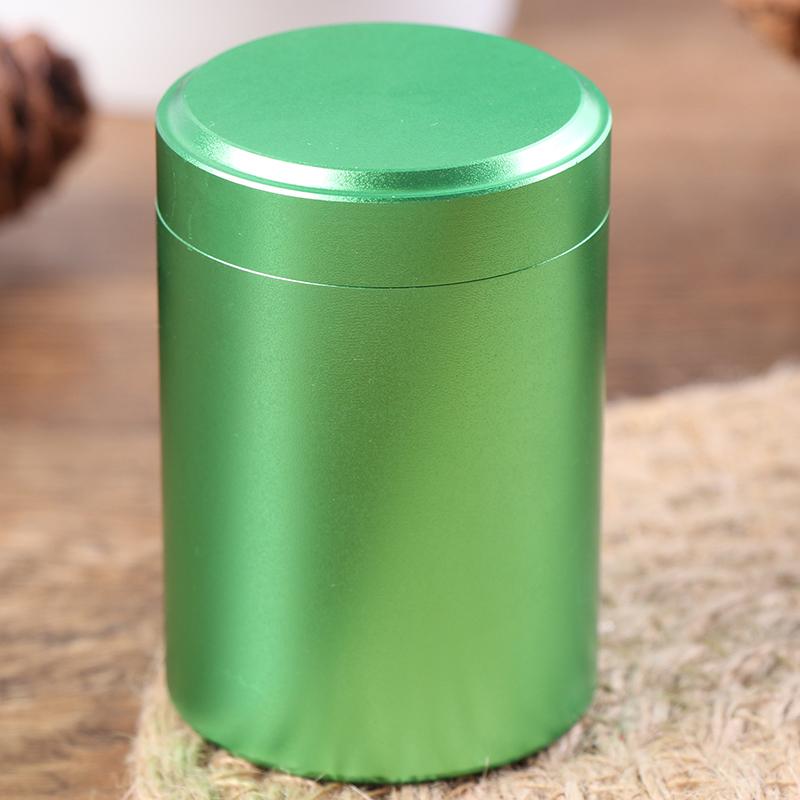 Mini Metal Box Storage Aluminum Tea Can Travel Portable Jar Sugar Coffee Caddy