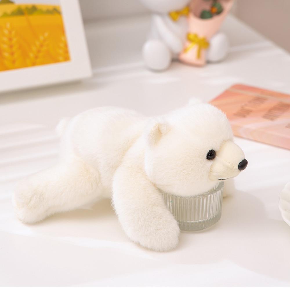 Sloth Husky Plush Lying Animal Table Ornament Stuffed Animal Doll Raccoon Bear Plush Home Decor