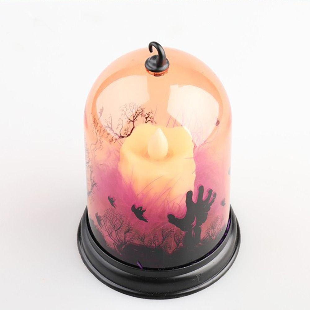 LED Halloween Pumpkin Lights Frightening Horror Prop Funny Skull Lamp