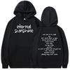Ariana Grande Eternal Sunshine Men Hoodie Classic Harajuku Street Casual Fashion Simple Daily Fall Winter Long-sleeve Sweatshirt