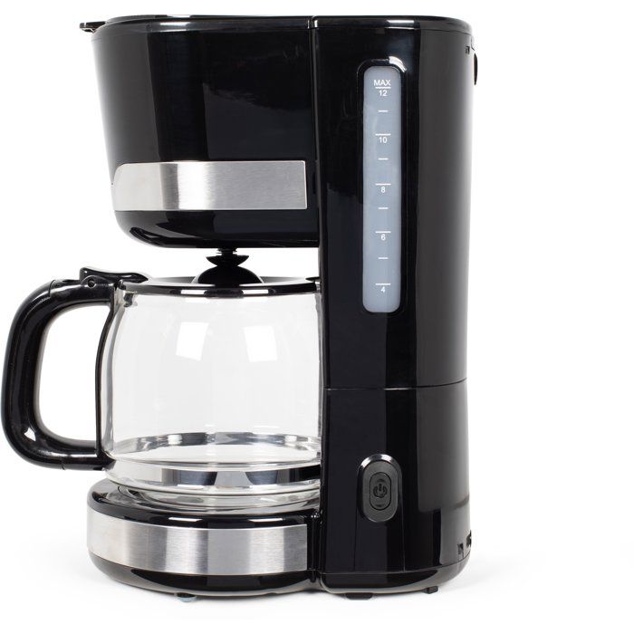 Cafetière électrique - LIVOO - DOD201N - 1000 W - 1,5 L - 12 à 14 tasses - Noir