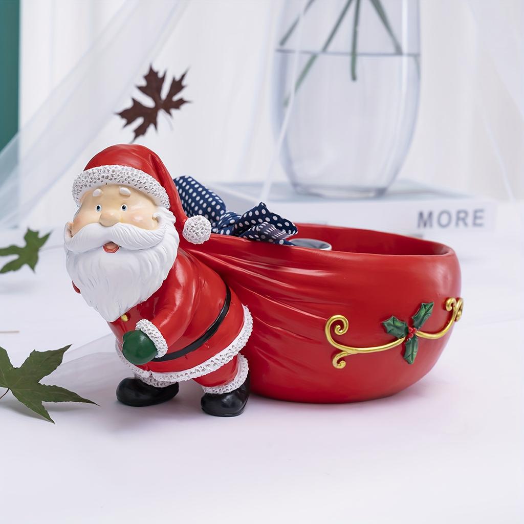 1 шт. Фруктовница Деда Мороза, небольшой декоративный предмет для хранения обуви в прихожей, смоляное украшение для гостиной и спальни