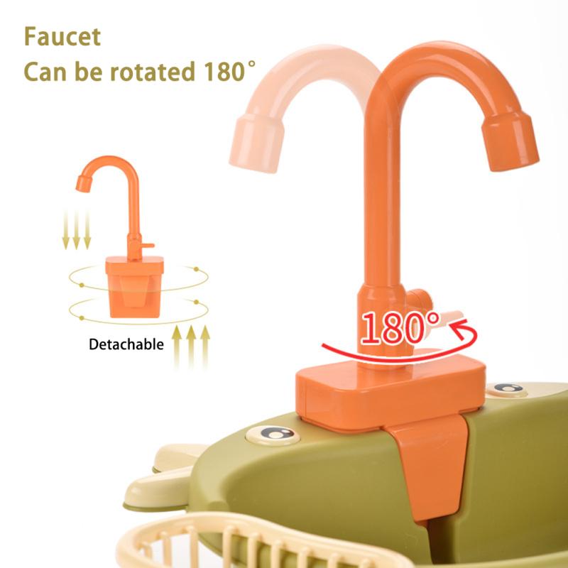 Кухонная раковина, умывальник, игрушка с проточной водой, игровой домик, кухонная раковина, ролевые игры, игрушки для малышей