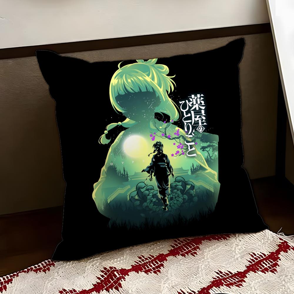 The AApothecary Diaries Anime Cushion Cover Reversible Soft Durable Pillow Cover Home  Car MultiScene Use for Daily Comfort