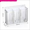 Wall-Mount Acrylic Mask Storage Box - Punch-Free, Ideal for Dorms & Homes