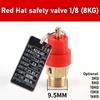1 PCS Brass Safety Relief Valve 1/4 "BSP Air Compressor Pressure Joint Pressure Pipe Air Gas Pressure Regulator