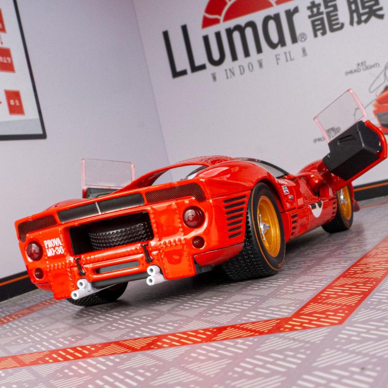 Bburago 1967 Ferrari 330 P4 Daytona Le Mans Модель винтажного гоночного автомобиля