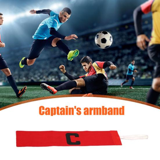 Elastic Soccer Captain Armband Nylon Adjustable Player Band for Youth And Adult Soccer