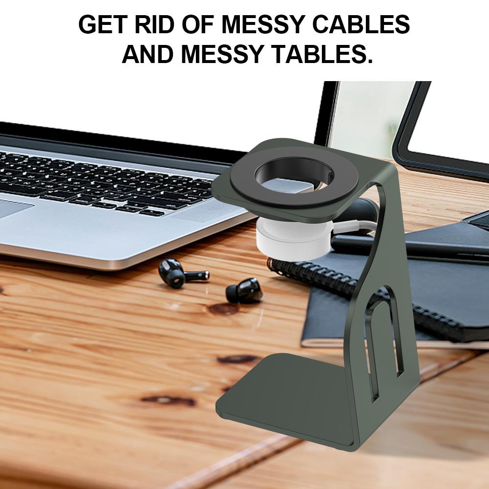 Подставка-док для зарядки Быстрая аккуратная зарядка Зарядная док-станция Алюминиевый сплав Зарядная станция для Galaxy Watch6/6 Classic/5/5pro