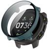 Glass Film with PC Shell for Suunto RUN All-around Bumper Anti-scratch Protective Cover + Screen Protector for Suunto Vertical