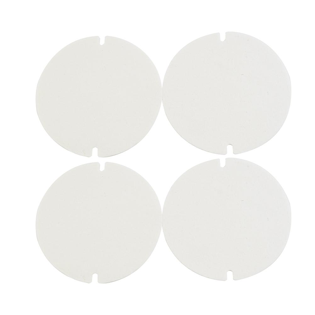 Стеклокерамическая бумага Уплотнение дверцы печи Уплотнение для заслонок дымохода 1200°C 125/155MM 2/4шт 2мм Материал прокладки дымохода