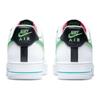 Nike Air Force 1 07 LV8 Белые аквамариновые мужские кроссовки Черные Green-Strike DJ5148-100
