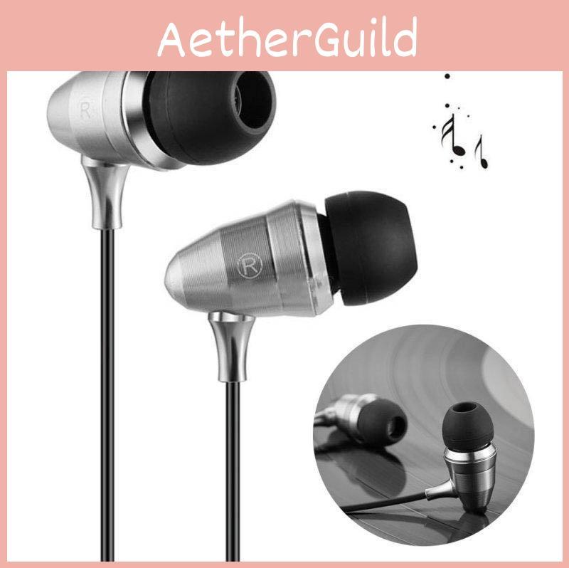Наушники Silver Bullet Металлические Глубокий Бас Проводные Внутриканальные Наушники Для Меломанов