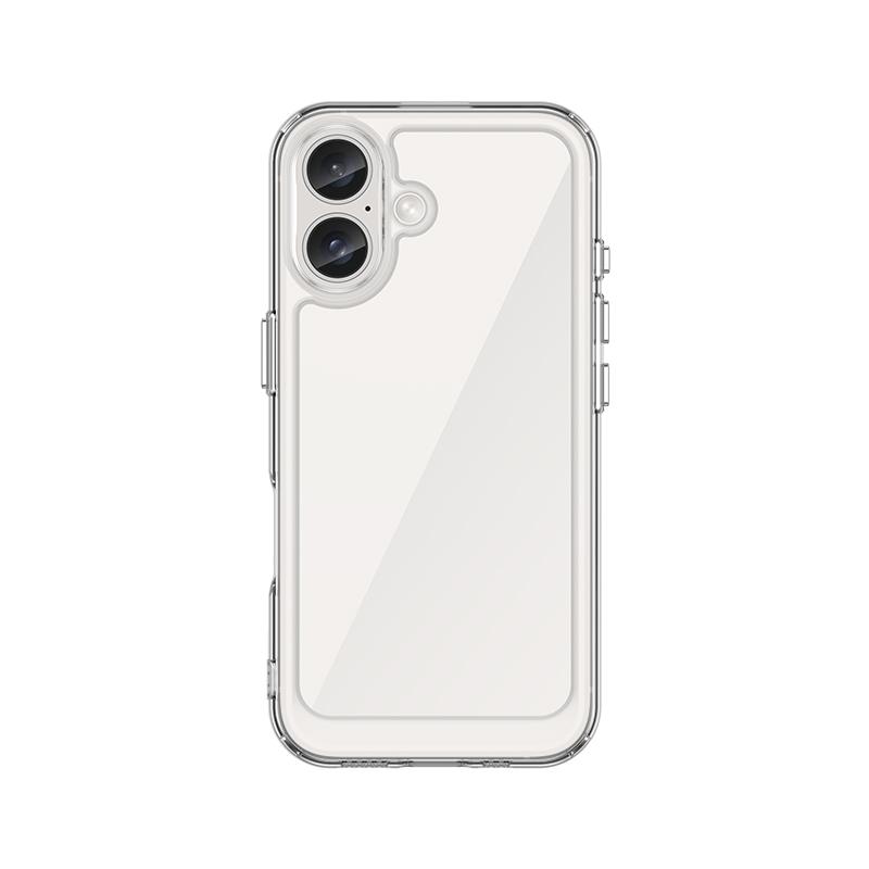 Для iPhone 16 Чехол Для iPhone 16 14 13 12 11 Pro Max Чехол Fundas Coque Жесткий Прозрачный Полупрозрачный Мягкий край Чехол для телефона iPhone 16