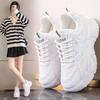2025 весна и осень новые дышащие кроссовки для пап детские корейская версия черные спортивные и повседневные туфли женские на платформе для бега женские туфли