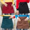 Dacron Half Apron Kitchen Waist Aprons New Short Half Waist Apron Women Men