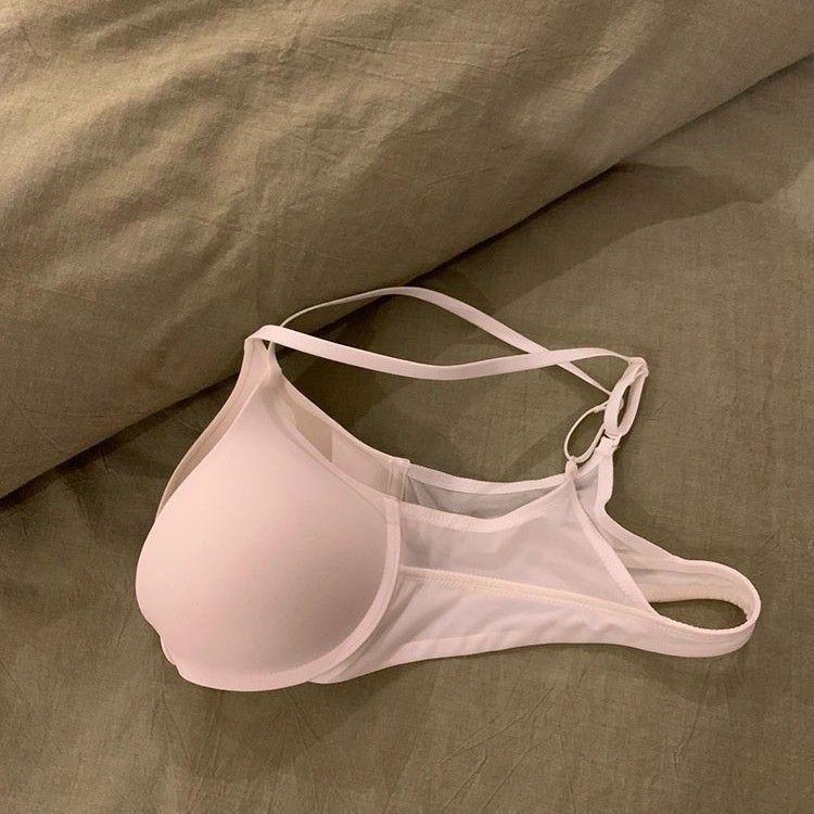 Бесшовный бюстгальтер с застежкой спереди во французском стиле для женщин, пуш-ап, дышащий, на тонкой косточке, милый подростковый бюстгальтер