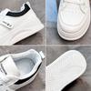 Белая обувь для женщин Весна Новая студенческая модная обувь На все случаи жизни Платформа Весна и Осень Повседневная обувь для скейтборда