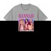 Hannah Montana Miley Cyrus 90s Rap Hip Hop Bootleg Homage T Shirt vintage Washed Versatile Top For Everyday Wear Soft Slightly