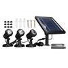 Solar Spotlight ABS Adjustable Waterproof Lighting Facilities for Courtyard Decoration IP68