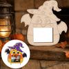 Customizable Wooden Picture Frame Pumpkin DIY Photo Frame, Halloween for Kids Crafts, Arts And Crafts Children Unfinished Hollow Decor Party Tabletop
