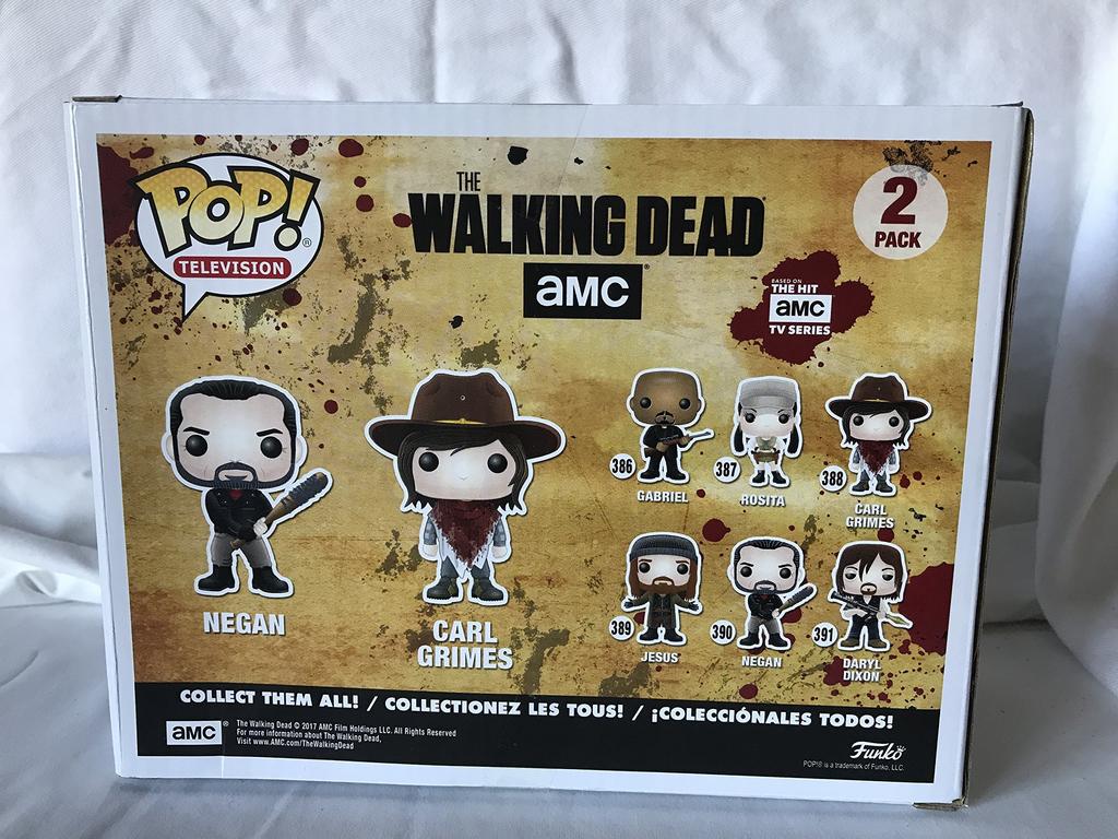 Фигурка Funko Walking Dead Negan Carl Exclu Pop 10 см 0889698215343 - - 2 шт. в упаковке и -