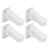 4 шт. дверные замки ABS белые детские ручки безопасности аксессуары для предотвращения открывания малышами