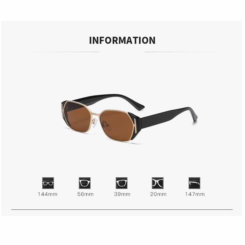 Fashionable and High-end Retro Sunglasses for Men and Women Sun Protection Retro Street Photography Cat's Eye Sunglasses