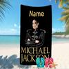 Customizable personalized beach towels Michael Jackson themed designs.Suitable for the beach, yoga, sports;ideal as beach accessories