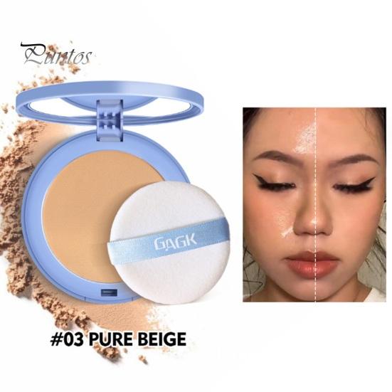 10 г матовая прессованная пудра с контролем жирности, натуральная, долговечная, водостойкая, без блеска, легкая, для женщин и девочек, для макияжа, для маскировки лица, пудра