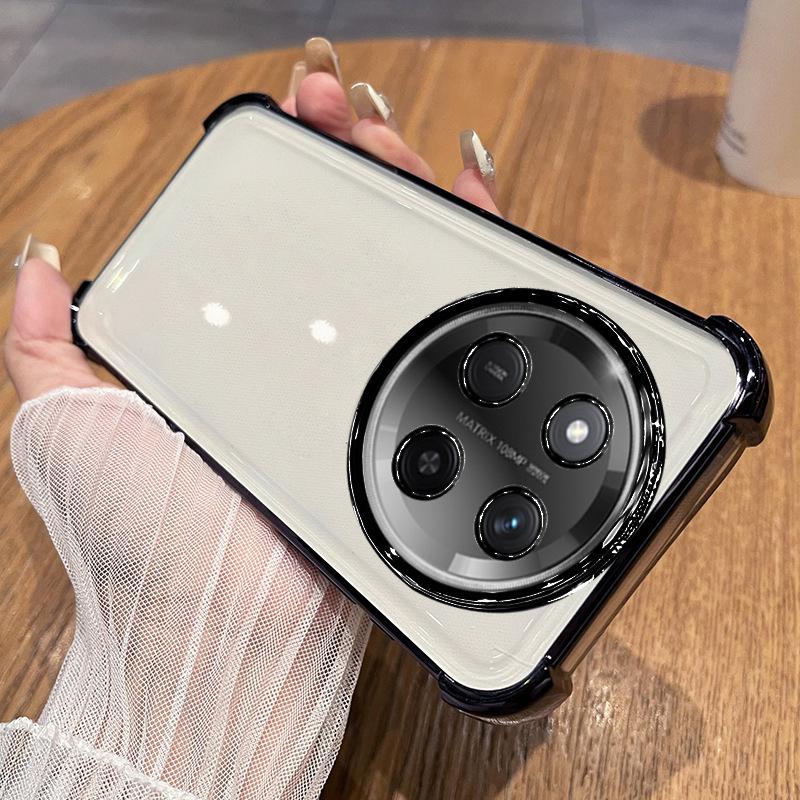 Honor X11 mobile phone case, airbag anti-drop soft case, Honor X11 decompression rotating magnetic bracket protective cover.