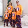 Комплект из топа и брюк с длинными рукавами и принтами для всей семьи Одинаковые комплекты для всей семьи