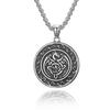 Vintage Viking Symbol Celtic Dragon Titanium Medal Pendant Men's Necklace Accessories Party Punk Holiday Gift Jewelry