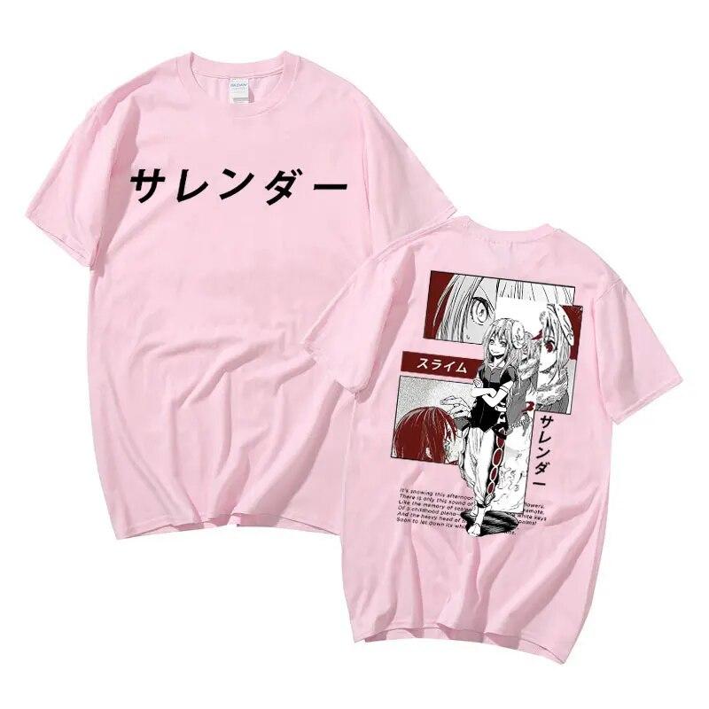 That Time I Got Reincarnated As A Slime Tshirt Anime Unisex Women T-shirt Short-sleeved Rimuru Tempest Unisexga Graphic T Shirt Male